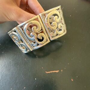 Elegant Silver Cuff Bracelet